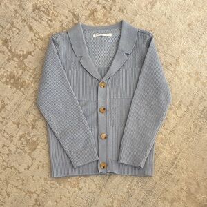 Kidichic size 5 Blue Button-Up Cardigan